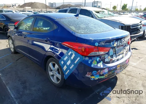 2013 Hyundai Elantra Gls from USA, damaged, VIN KMHDH4AE5DU874012